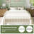Vintage Style Metal Platform Bed Frame With Arch-Design Headboard And Footboard-145540710-145540711