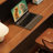 Brown L-Shaped Solid Wood writing desk
