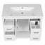 Ensemble de meuble-lavabo simple avec plateau en résine Anakin