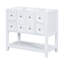 Base de meuble-lavabo avec 4 tiroirs et portes à fermeture douce (sans lavabo)-100847478