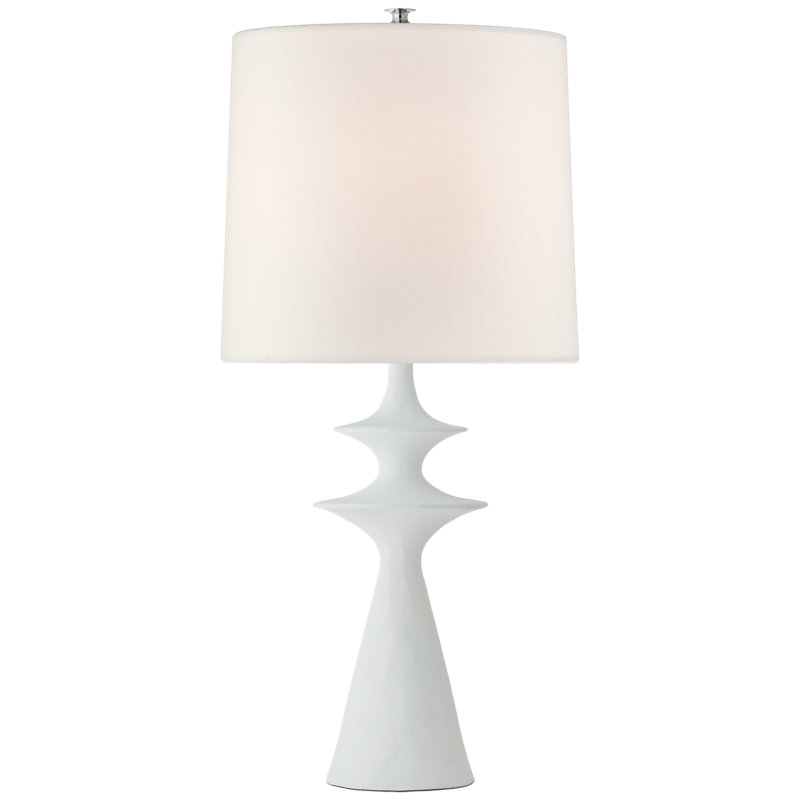 Lakmos Table Lamp, Plaster White