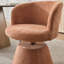 Chaise de salle à manger rembourrée ronde réglable en hauteur à 360 °-133288229