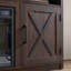 Console de divertissement avec porte de grange pour téléviseur de 65 pouces avec rangement ouvert et fermé | Idée de cadeau-1530827944-1530827950