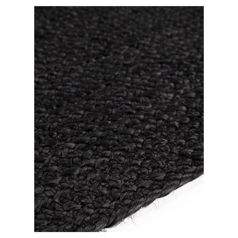 Nele Jute Rug, Rectangle 80 x 150 cm, Anthracite
