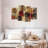 Pendulum On Canvas 4 Pieces Set-136221015