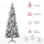 Arbre de Noël artificiel pin illuminé avec branches réalistes