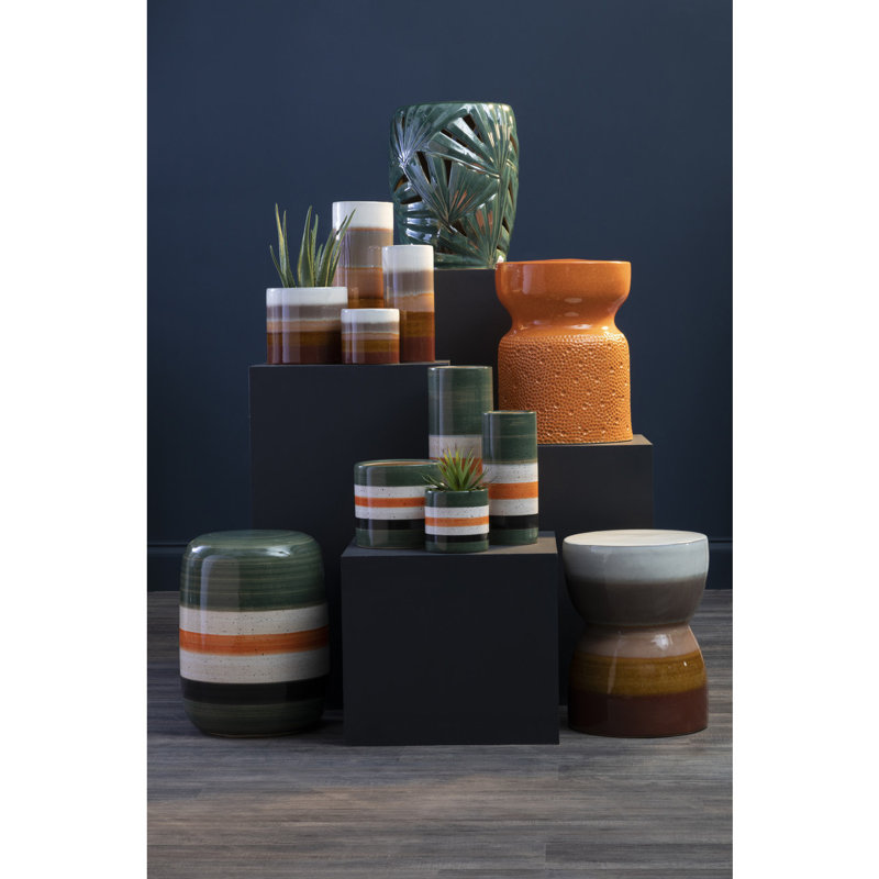 Furtado Ceramic Accent Stool