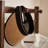 Black Walnut Coat Rack Dual Drawers Large Capacity
