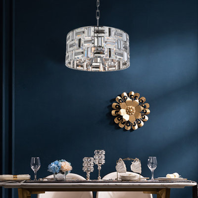 Lustre cylindrique unique / remarquable 6 lumières