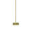 Tila Floor Lamp, Tubular Metal Frame, 62 Inch, Ivory Shade-107123071