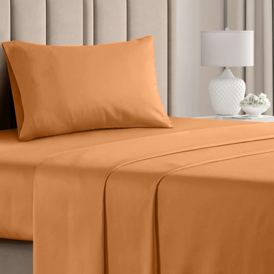  Ensemble de draps en rayonne de bambou 4 pièces Premium Luxury