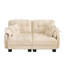 Canapé en chenille avec repose-pieds et coussins-499483364