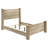 Sansome Weathered Oak 55-inch Eastern King Panel Bed