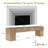 86.61" Long TV Stand, Low Profile Enter