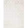 Glam Geometric White Silver Area Rug