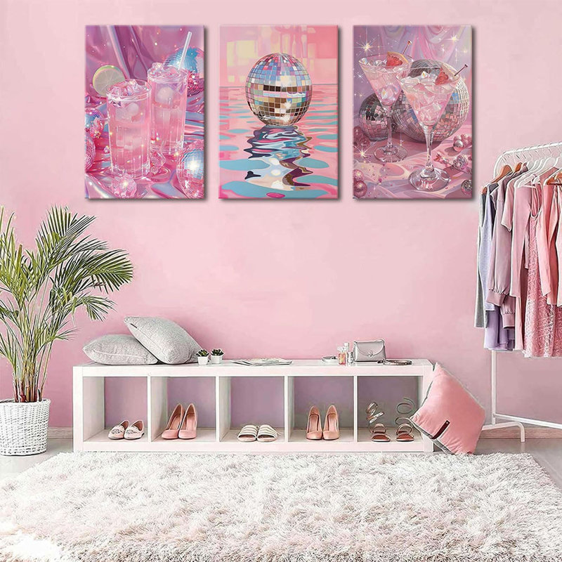 3 Piece Wrapped Canvas Print, 40 cm H x 30 cm W