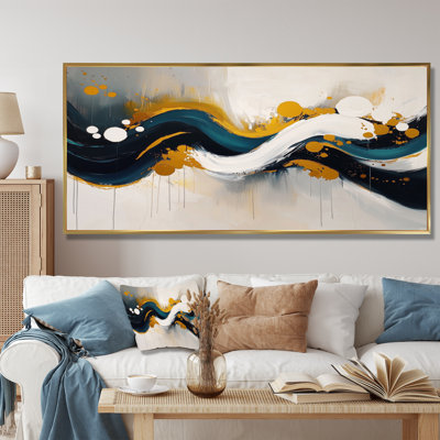 Racines et reflets de vagues abstraites I - Art abstrait spirales