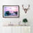 View of the Sunset in India in Abstract - Picture Frame Graphic Art Print-55759481-55759482