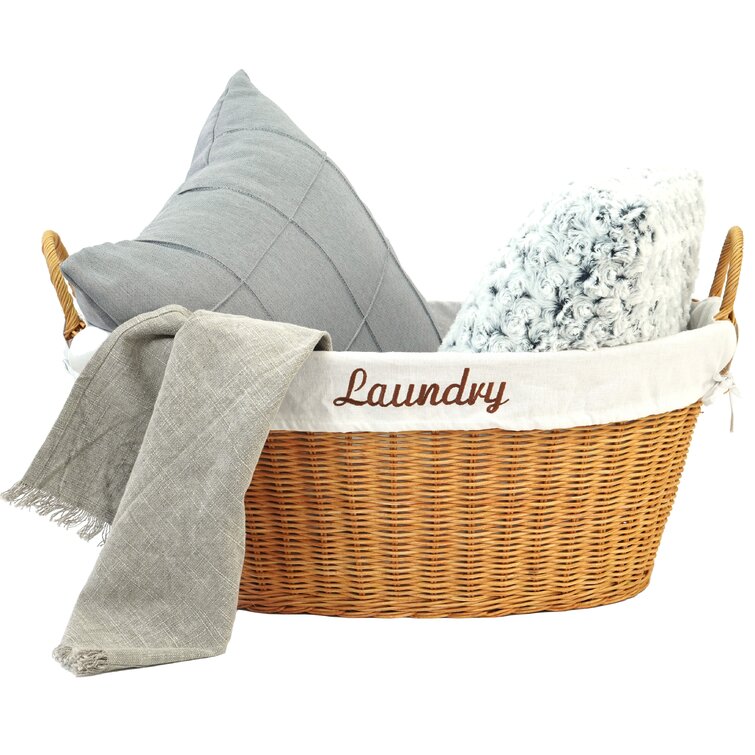 Gainey Wicker Laundry Basket