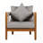Acacia Wood Outdoor Club Chair-1262902193