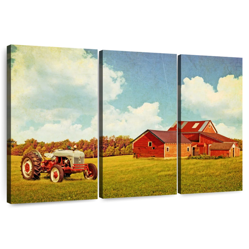 Lilie Old Farm Barn, 36" H x 57" W