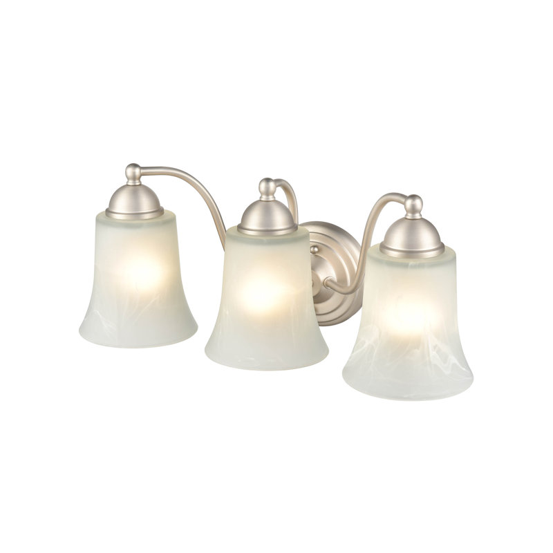 Remona 3 - Light Dimmable Vanity Light, Satin Nickel