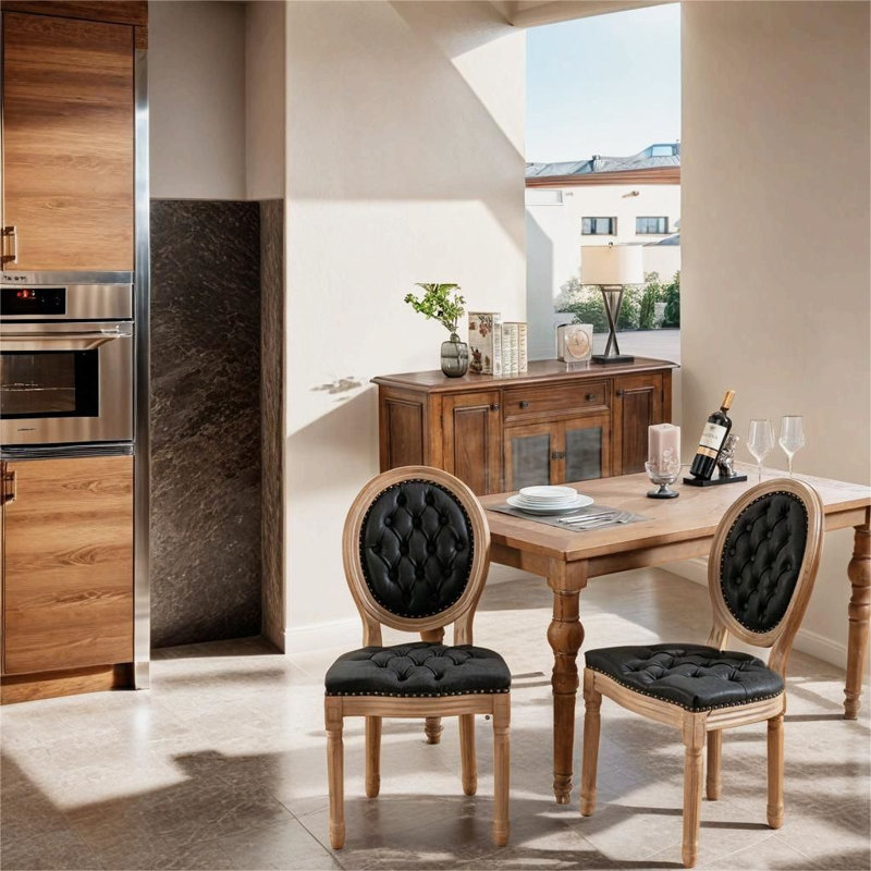 Chaise d'appoint Kaskaskia, Noir