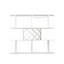 Support à vin de bar mural avec support, tablettes, 3 niveaux, blanc 47 po