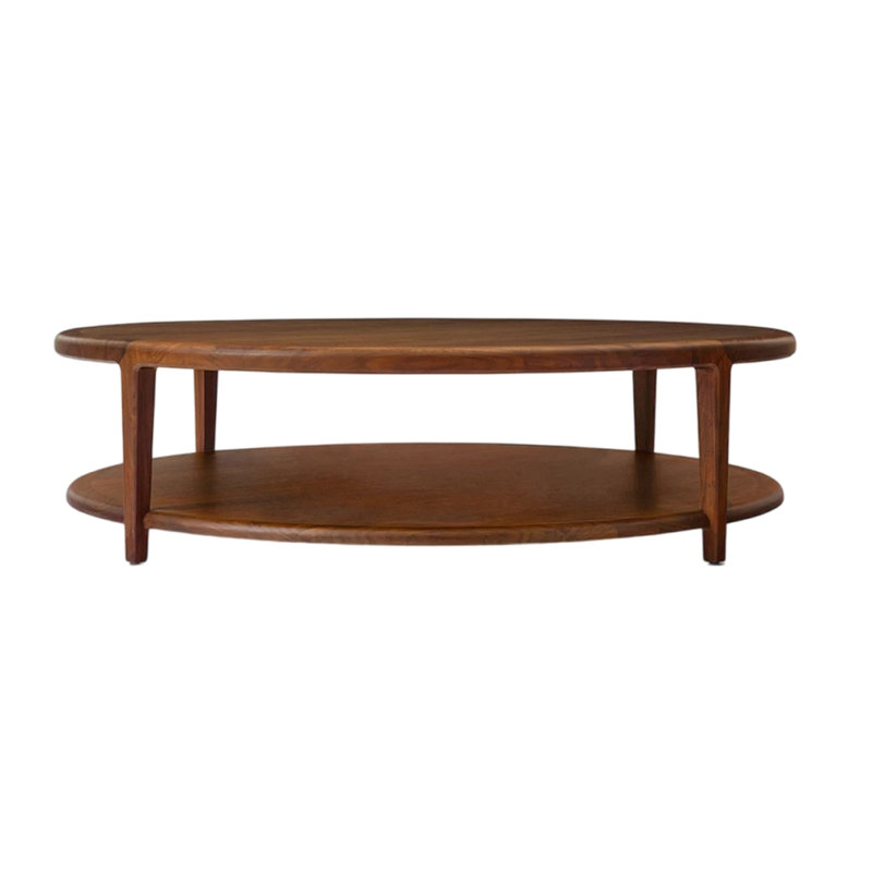 Table basse American Country, H 15,7 po x L 59,8 po x l 59,8 po, Brun