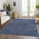 Machine Washable Indoor/Outdoor Segin ACN1111 Navy