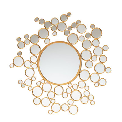 Kristalle Metal Flat Wall Mirror