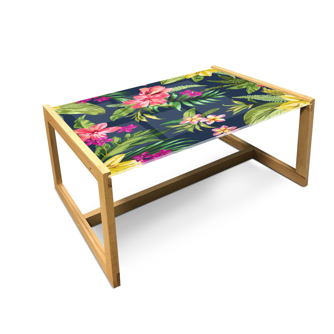 Couchtisch, Floral Blooming Jungle, Luau, Mehrfarbig