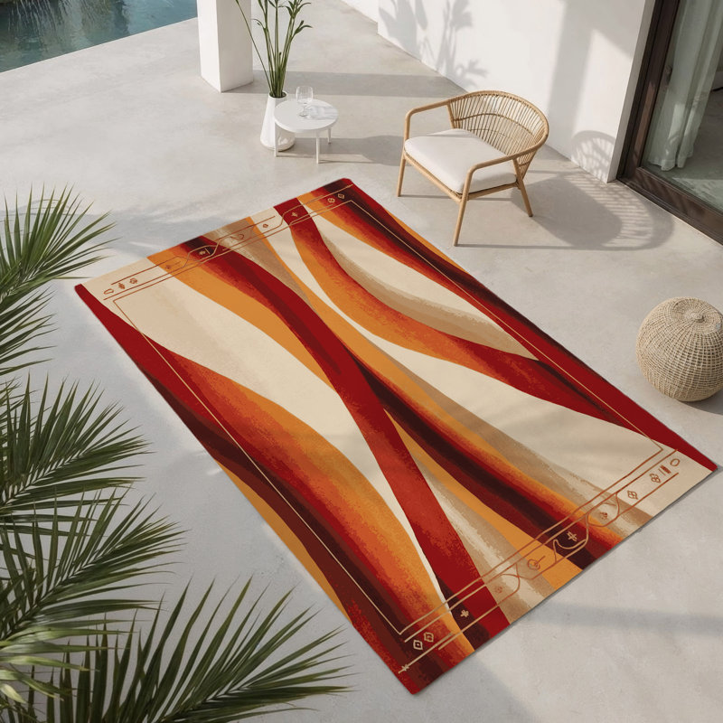 Tapis intérieur et extérieur Barren Haven, Rectangle 1 pi 6 po x 2 pi 6 po