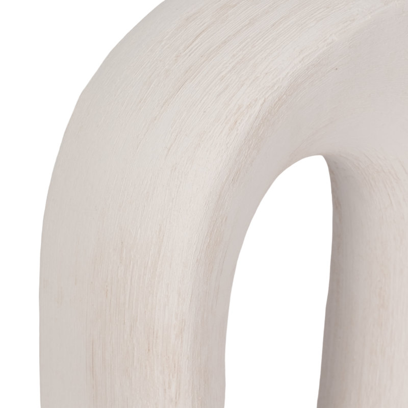 Ceramic Decorative Object for Modern Home, 12" H x 3" W x 3" D