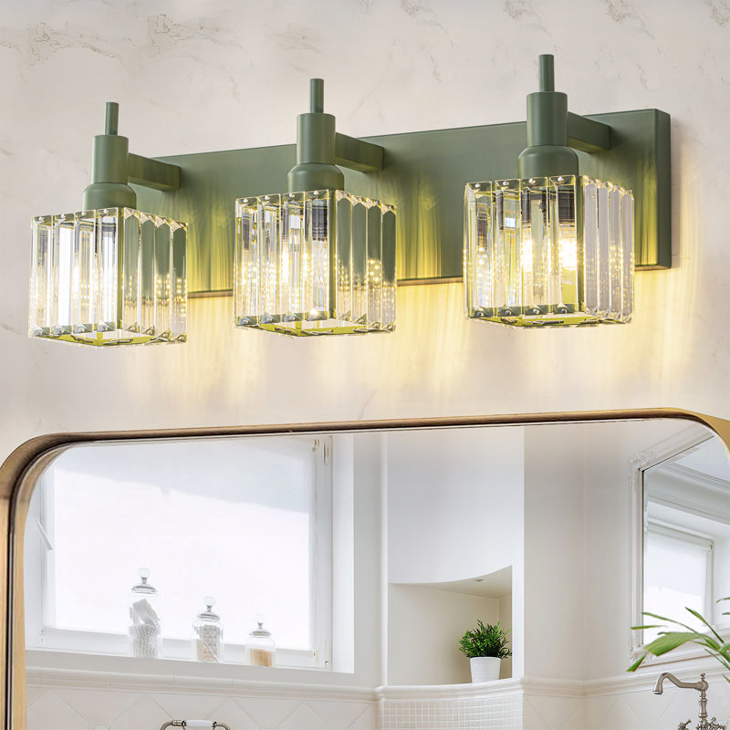 Taevion 3 - Light Dimmable Vanity Light, Sage Green