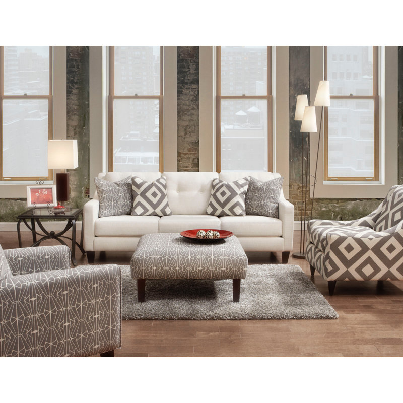 Olvera Upholstered Armchair, Charcoal 
