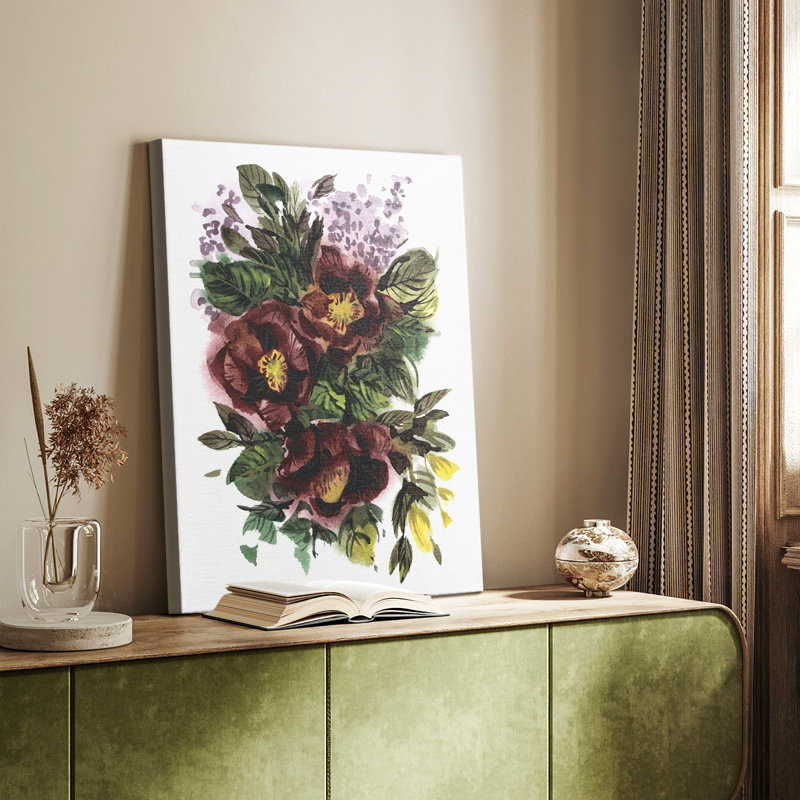 Garden Bouquets II - Gallery Cavas, H 18 po x l 12 po