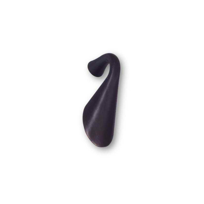 Poignée diminutive 1-1 / 4 "noir mat