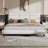 King Size Upholstered Platform Bed With LED Light Strips