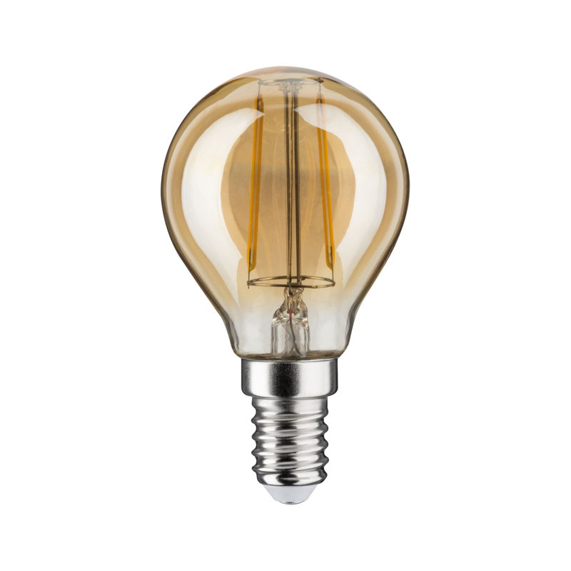 2.6W E14 LED Globe Light Bulb Amber