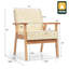 Fauteuil de 25 po de large en lin-760791944