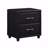 1Pc Bedroom Nightstand Of Drawers Silver Tone Bar Pulls Stylish Furniture