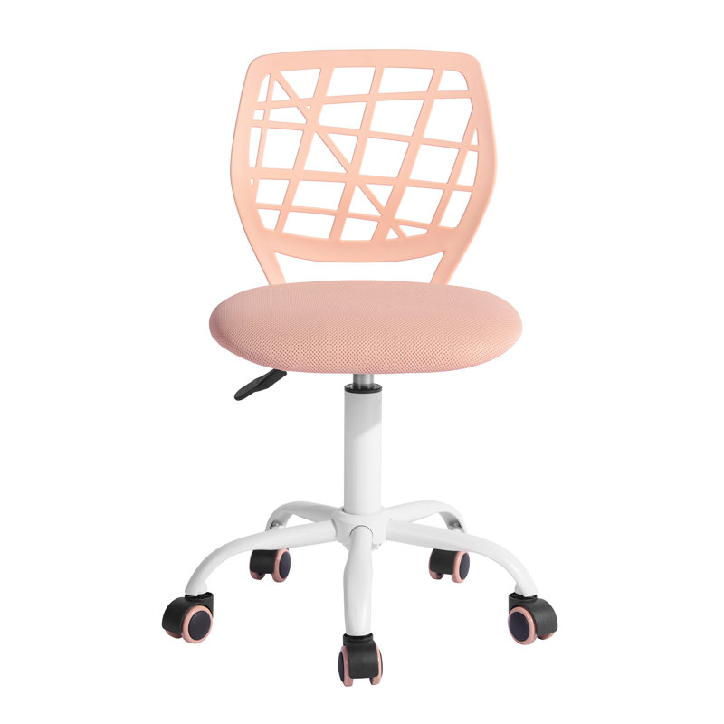 Mesh Office Chair, Light Pink