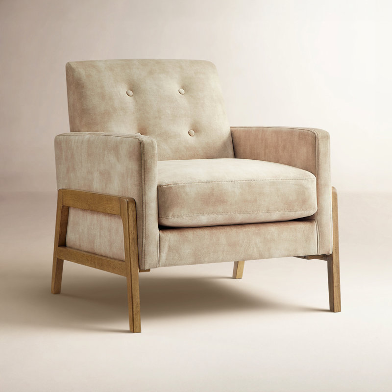 Fauteuil d'appoint Enni Macon, Sable