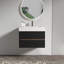 Meuble-lavabo 30 po avec lavabo en quartz d'ingénierie et tiroirs noirs doux-713094849-713094851