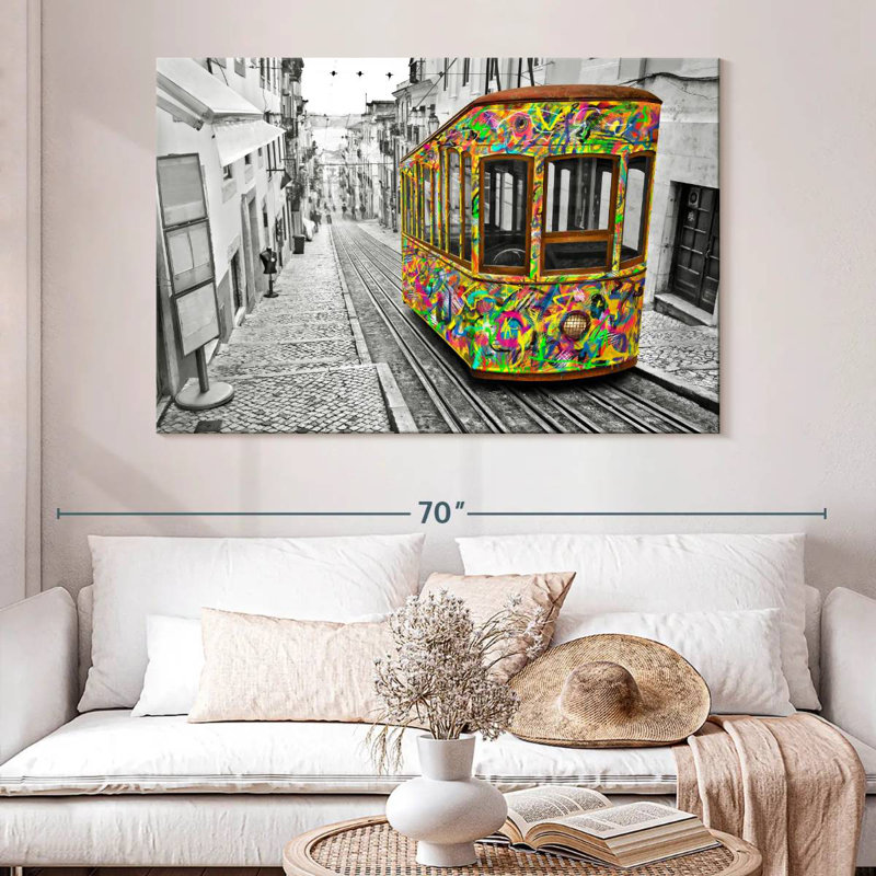 Mehar Lisbon Tram, 34" H x 51" W