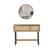 Bertran 39.4'' Console Table With Round Mirror