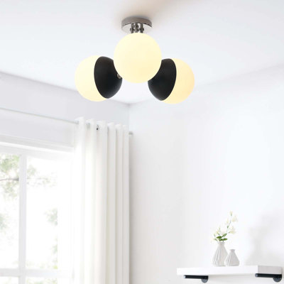 Plafonnier semi-encastré 3 lumières Stellar par Modway