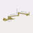 Pot Filler Faucets Both Hot Cold Water Wall Faucet Brass Faucets Kitchen Folding Kitchen Faucets Commercial Sink Faucet 3 Handles 2 Holes Joint Swing Arm Faucets-118388211