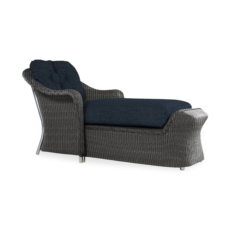 Reflections Outdoor Chaise Lounge, Sailcloth Salt, Mink